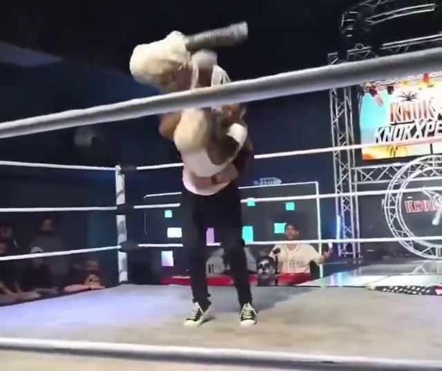 raja jackson attacking pro wrestling